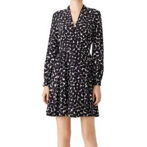 kate spade new york Flared V-Neck Long Sleeves Dress Size 10